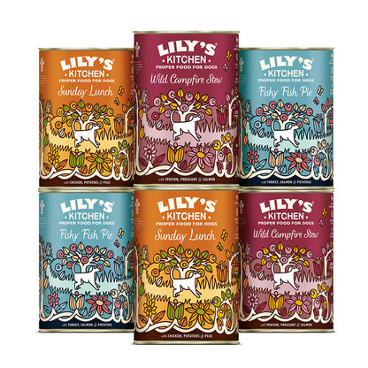 Lily's Kitchen Dog Grain Free Multi 6pk , 400g