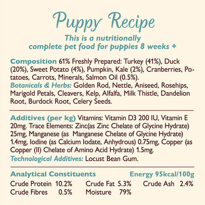 Lily's Kitchen Puppy Recipe Turkey & Duck ( 150g x 10 )