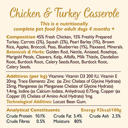 Lily's Kitchen Dog Chicken & Turkey Casserole ( 150g x 10 )