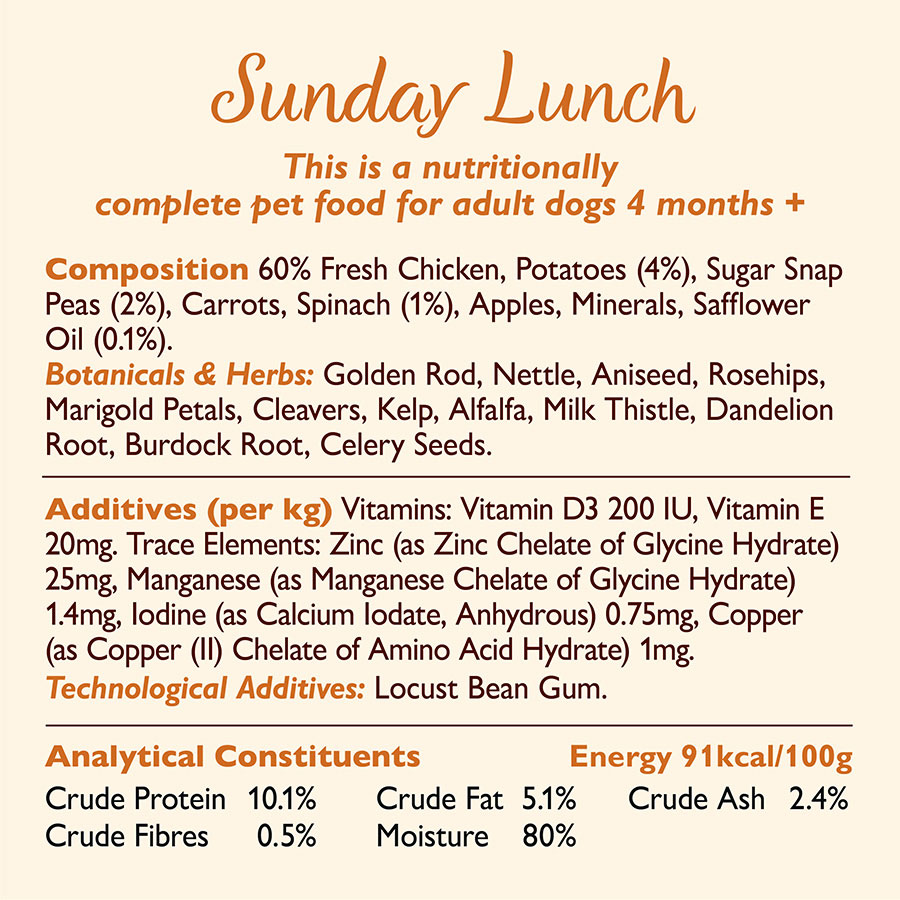 Lily's Kitchen Dog Sunday Lunch ( 150g x 10 )