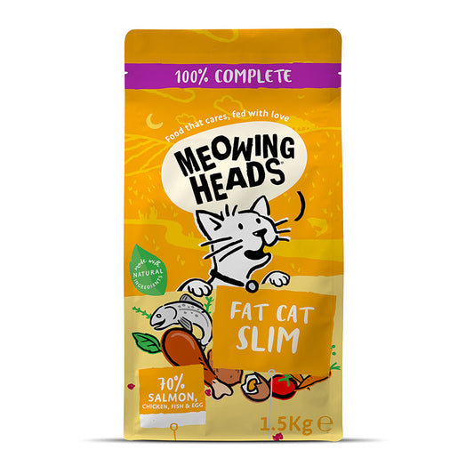 Meowing Heads Fat Cat Slim - ( 1.5kg x 4 )