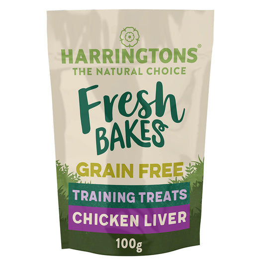 Harringtons Fresh Bakes Grain Free Dog Training Treats Chicken - ( 100g x 9)