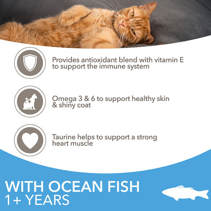IAMS Adult Dry Cat Food Ocean Fish ( 2kg x 2 )