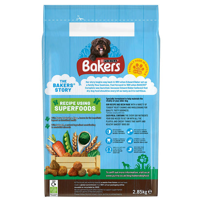 Bakers Complete Senior Chicken & Vegetables - 2.85kg