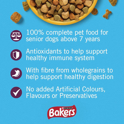 Bakers Complete Senior Chicken & Vegetables - 2.85kg
