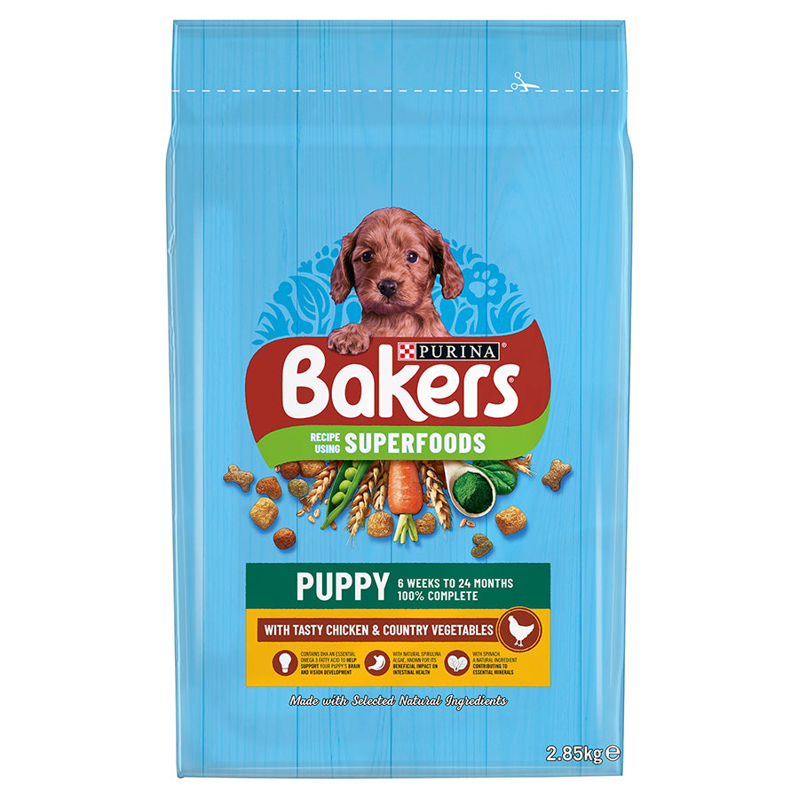 Bakers Complete Puppy Chicken & Vegetables - 2.85kg