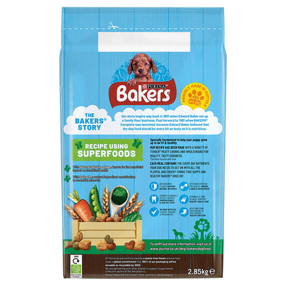 Bakers Complete Puppy Chicken & Vegetables - 2.85kg