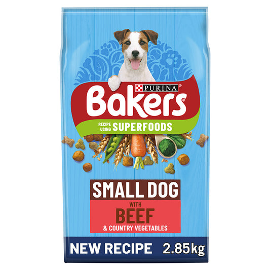 Bakers Complete Small Dog Beef & Vegetables - 2.8kg
