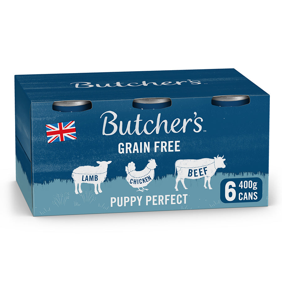 Butcher's Puppy Perfect Dog Food Cans 6pk - 400g