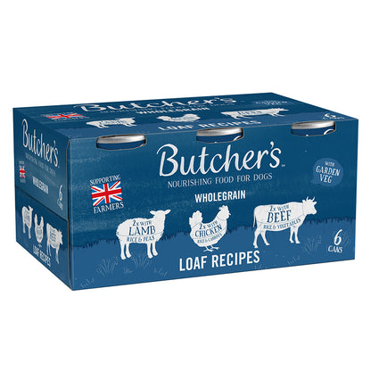Butcher's Loaf Recipes Dog Food Cans 6pk - 400g