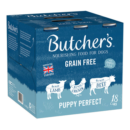 Butcher's Puppy Perfect Dog Food Cans 18pk - 400g