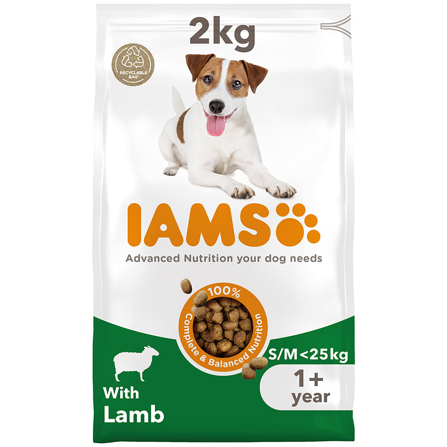 IAMS Advanced Nutrition Dog with Lamb small and medium breed 1+ Years - 2kg