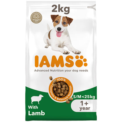 IAMS Advanced Nutrition Dog with Lamb small and medium breed 1+ Years - 2kg