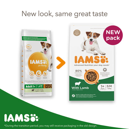 IAMS Advanced Nutrition Dog with Lamb small and medium breed 1+ Years - 2kg