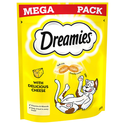 Dreamies Cat Treat Biscuits with Cheese Mega Pack (200g x 6)