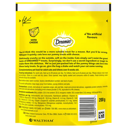 Dreamies Cat Treat Biscuits with Cheese Mega Pack (200g x 6)