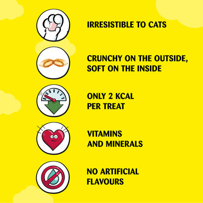 Dreamies Cat Treat Biscuits with Cheese Mega Pack (200g x 6)