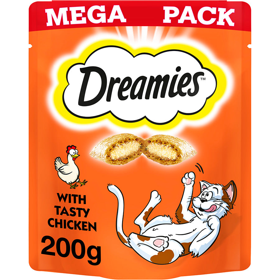 Dreamies Cat Treat Biscuits with Turkey Mega Pack - (200g x 6)