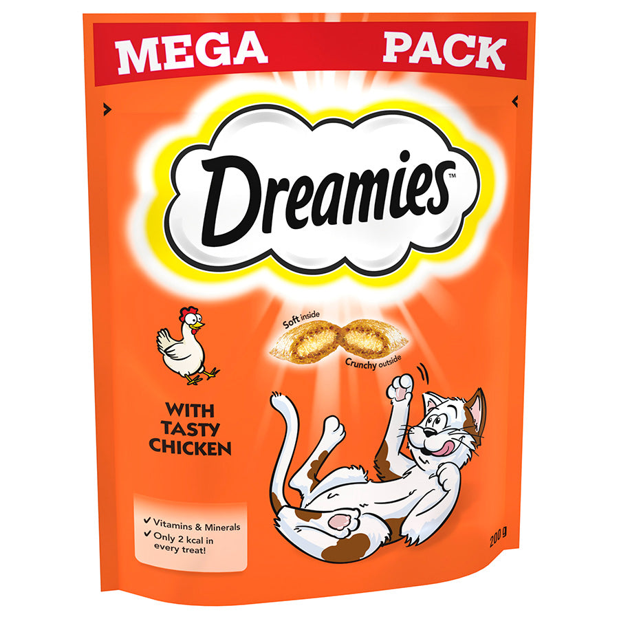 Dreamies Cat Treat Biscuits with Turkey Mega Pack - (200g x 6)
