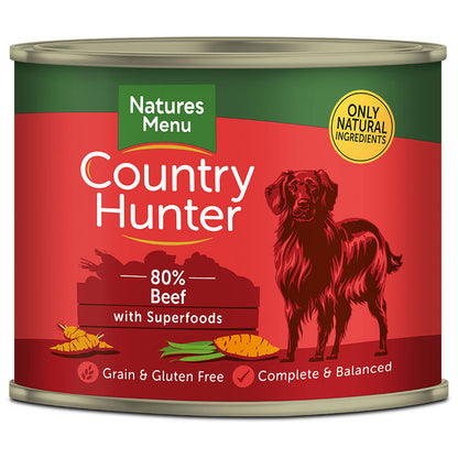Country Hunter 80% Beef with Superfoods - ( 600g x 6 )
