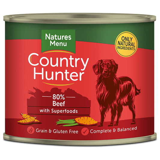 Country Hunter 80% Beef with Superfoods - ( 600g x 6 )