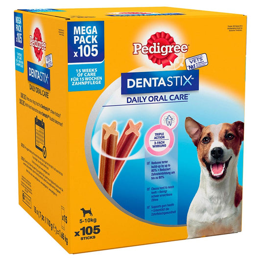 Pedigree Dentastix Daily Adult Small Dog Treats - 105 stks