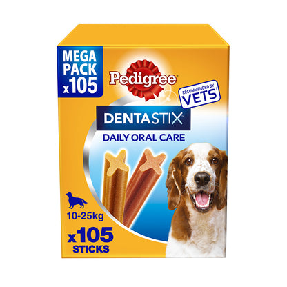 Pedigree Dentastix Daily Adult Medium Dog Treats - 105 stk