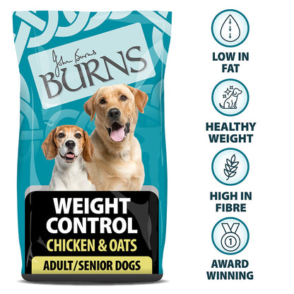 Burns Weight Control Chicken and Oats - 6kg