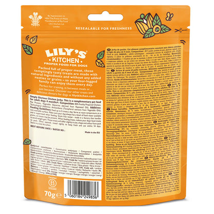 Lily's kitchen Dog Chicken Jerky ( 70g x 8 )