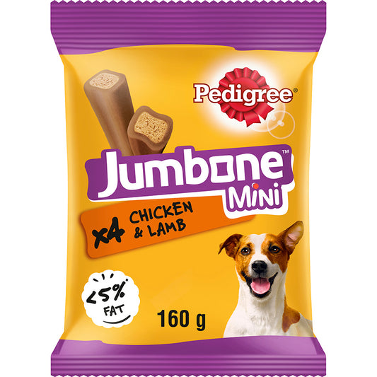 Pedigree Jumbone Small Dog Treats with Chicken and Lamb 4stk ( Pack of 8 )