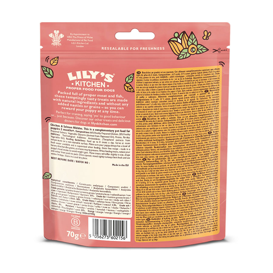 Lily's Kitchen Puppy Treats Chicken&Salmon ( 70g x 8 )