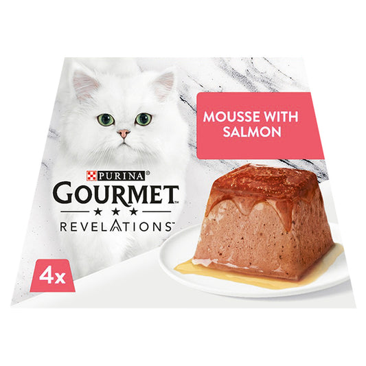 Gourmet Revelations Salmon Wet Cat Food ( 4 x 57g ) x 6 Packs
