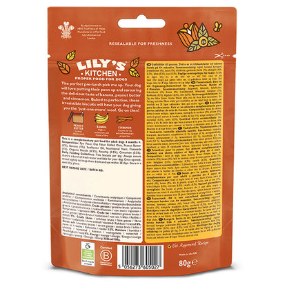 Lily's Kitchen Dog Breaktime Biscuits ( 80g x 8 )