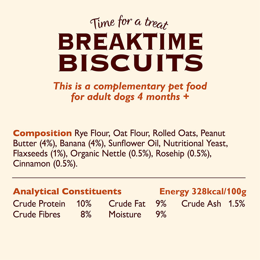 Lily's Kitchen Dog Breaktime Biscuits ( 80g x 8 )