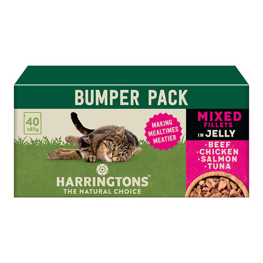Harringtons Cat Mixed Selection in Jelly 40pk . 85g