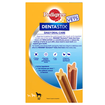 Pedigree Dentastix Daily Adult Large Dog Treats ( 21stk x 4 )