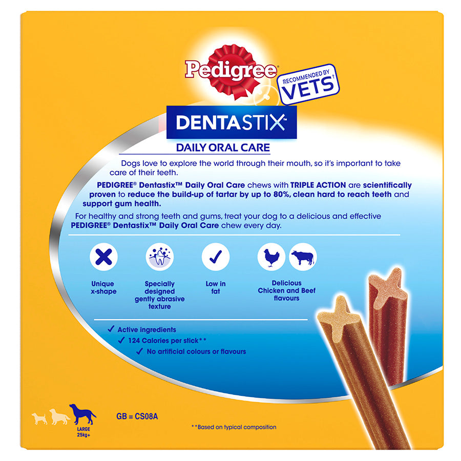 Pedigree Dentastix Daily Adult Large Dog Treats ( 42 sticks )