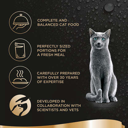 Sheba Fresh & Fine Wet Cat Food Pouches Tuna & Salmon in Jelly (6x50g) x 8 Pack