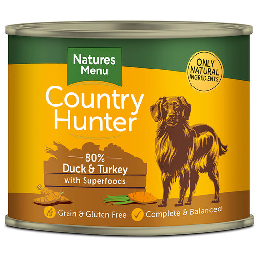 Country Hunter 80% Duck & Turkey with Superfoods -( 600g x 6 )