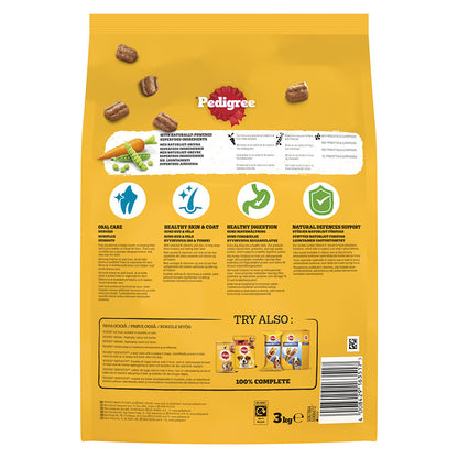 PEDIGREE COMPLETE Adult Small Dog Dry Poultry and Vegetables 3kg