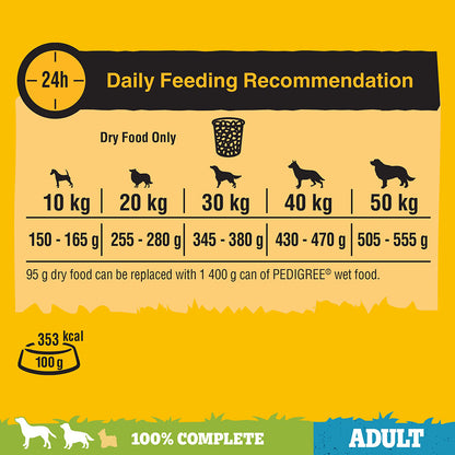 PEDIGREE COMPLETE Adult Small Dog Dry Poultry and Vegetables 3kg