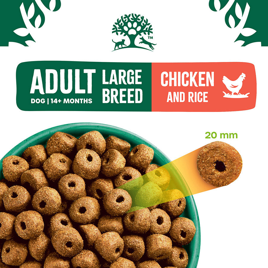 James Wellbeloved Adult Large Breed Dry Dog Food Chicken & Rice - 15kg