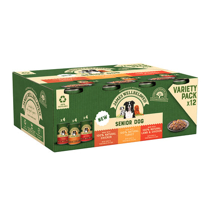 James Wellbeloved Senior Wet Dog Food Turkey, Lamb & Chicken 12 Pack