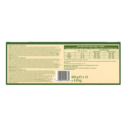 James Wellbeloved Senior Wet Dog Food Turkey, Lamb & Chicken 12 Pack