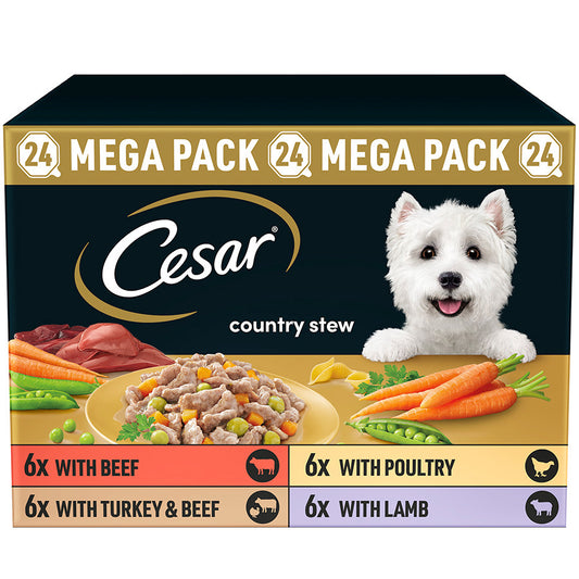 Cesar Country Stew with Chicken & Vegetable in Gravy 24 Pack, 150g