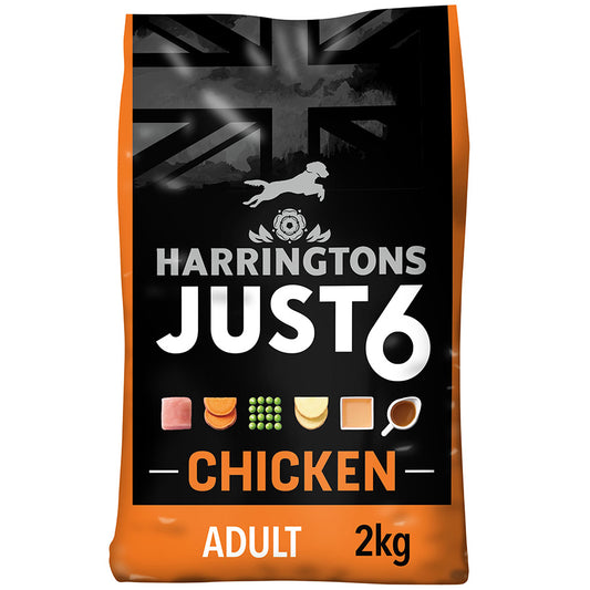 Harringtons Just 6 Dry Dog Food Chicken - 2kg