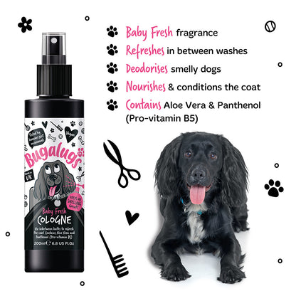 Bugalugs Baby Fresh Dog Cologne - 200ml