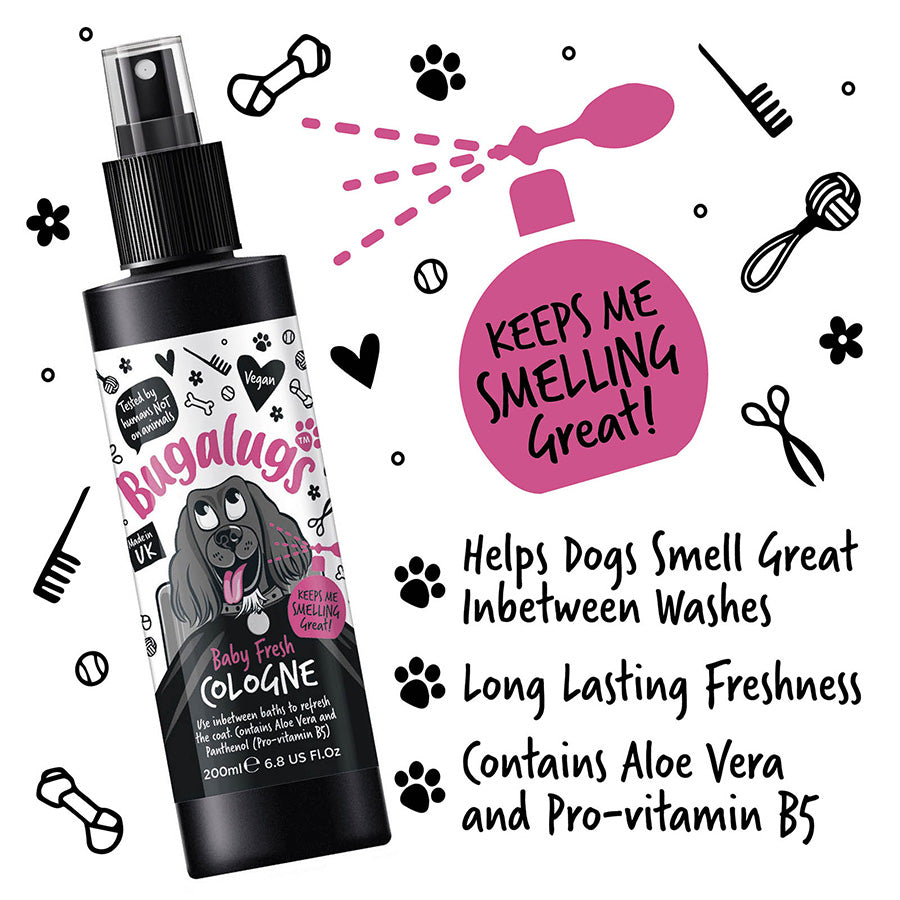 Bugalugs Baby Fresh Dog Cologne - 200ml