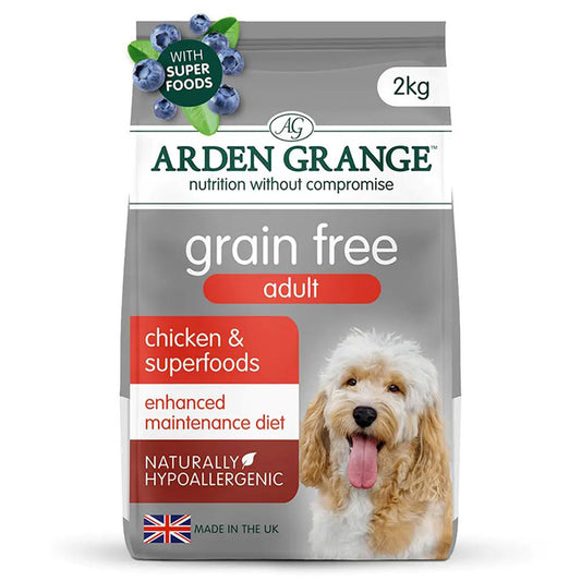 Arden Grange Adult Dog Grain Free Chicken & Superfoods - 2kg