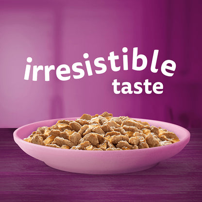Whiskas Kitten Poultry Feasts Wet Cat Food Pouches in Jelly -  (12 × 4 = 48 pack)